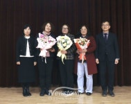 아산교육지원청, 교육공무직원 송공패 수여식 및 임용장 교부식 개최