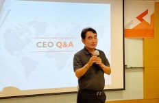 김영부 큐알티 대표, 신입직원 간담회 실시