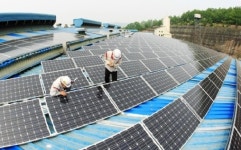 화성산업 지붕 태양광발전소