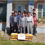 건품연, 군산 나포지역 경로당 등에 쌀 전달
