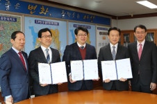 라인ㆍ동양건설, 아산 신산업단지 조성 협약 체결
