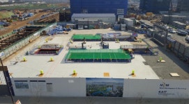 <건설현장 사망사고 반으로 줄이자> 해빙기 안전 철저 하남시 오피스텔 건축 현장을 가다