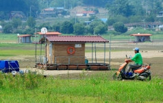 [화보] ‘ 최악의 가뭄’...가뭄이 만든 애잔한 풍경