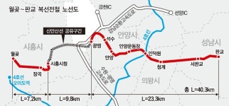 철도시설공단,  ‘월곶∼판교 복선전철 실시설계’ 다음달 발주