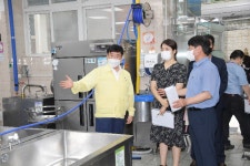 최용덕 동두천시장, 동두천고등학교 급식시설 현장점검