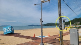 완도 신지 명사십리 해수욕장, 스마트 무인 계측기 운영 ‘국내 최초’