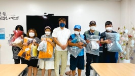 의성군, ㈜영원무역 의성장애인보호작업장 의류 후원