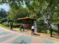 인천 월미공원, 추석맞이 환경정비 및 방역 완료