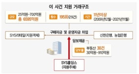 전자랜드 은행 담보 공짜로 제공해준 고려제강 계열사