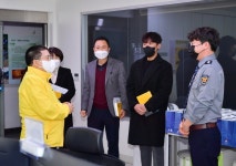 유두석 장성군수, 환경관리센터 등 방문