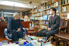 안철수 후원회장에 김동길 교수…安, ‘학계 원로’ 영입 잰걸음