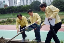 김동근 의정부시장, 수해 위험요소 현장 점검