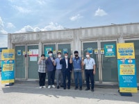 삼성물산 평택캠퍼스 현장에 ‘하나로 전자카드’ 상설발급센터 개소