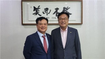 나기선 건협 서울시회장, 정진석 의원 만나 ‘적정공사비’ 논의