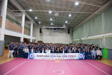 장인화 부산광역시체육회장, 부산체고 격려 방문