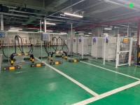 옥산2지구 지하주차장, 전기차 자동 충전시스템 시범 운영