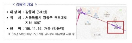 지하철 5호선 강동역, 이름 안 바꾼다… 성내동역 변경안 최종폐기