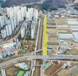 조규일 진주시장, 장재동 도시계획도로(대로3-11호선) 개설현장 점검