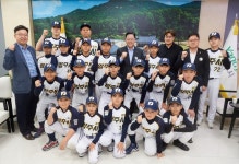 강수현 양주시장, 리틀야구단 초청해 격려
