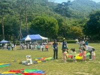 용인시, 용인자연휴양림서 열린‘숲속의 물놀이터’ 큰 호응