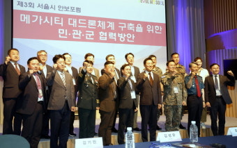 [포토] 서울시 안보포럼, 인사말하는 오세훈 시장