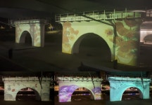 스페이스몽키디자인 양재천에 미디어아트로 새 숨결을 불어넣어