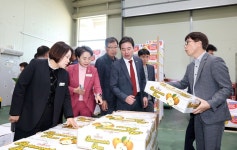 충남도의회 농수해양위원회, 아산지역 가축방역·과수 유통시설 현장 점검