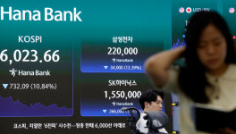 [포토] 코스피 급락, 장중 6000선 붕괴