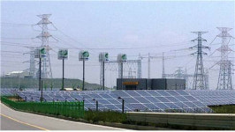 한수원, 농가참여형 태양광발전소 첫 벼 수확