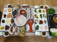 여수맛집 돌산 진남횟집, 현지인이 추천하는 여수 10미(味) 하모샤브샤브 제공