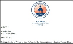 로우카본, 글로벌 탄소포집저장활용 사업 美 본격 진출