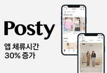 4050 고객 락인 포스티, 앱 체류 시간 30% 증가