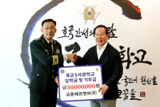 권원강 교촌에프앤비 회장, 軍정예장교 육성 위해 5000만원 기탁