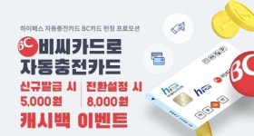 하이플러스카드(주), "이제 BC카드로 하이패스 자동충전카드 결제하세요"