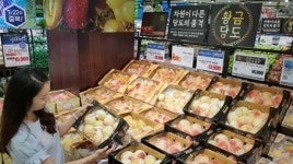롯데마트, ‘황금당도 임실 복숭아’ 선보여
