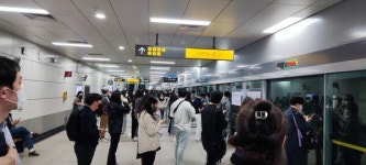 서울7호선 석남역 신호 이상으로 서울행 지연...시민 불편