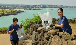 볼보차, 제주올레와 협업 클린 올레 플로깅 캠페인 진행