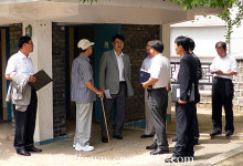 복기왕 아산시장, 온양2동 방문 통장들과 소통