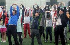 둔포사랑 가족건강 걷기대회 ‘성료’