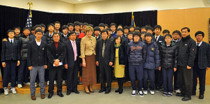 예산중학교 학생들, 전국 최초 미국대사관 방문