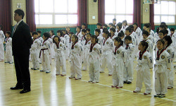 아산남성초 태권도부 창단식 개최
