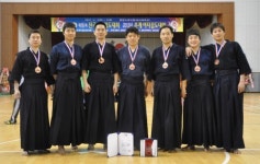 천안시청 검도팀 전국대회 3위 입상