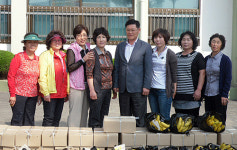 홍성 홍북면 새마을부녀회, 경로음식 전달