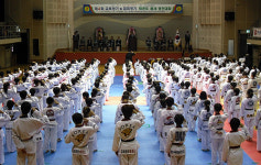 아산시 교육장기 태권도 품새 경연대회 ‘성료’