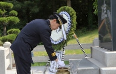 정용선 충남경찰청장, 대둔산 승전탑 전사자 추모