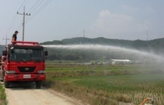 아산시 신창면·신창119안전센터 가뭄대책 구슬땀