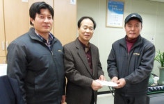 아산시 환경미화원, 사랑의 성금 기탁