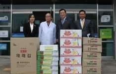 김석환 군수, 설 명절 앞두고 어려운 이웃 위문