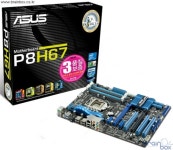 에스티컴, H67의 강자!아수스 P8H67 출시 - STCOM  ASUS 인텔 2세대코어 샌디브릿지 메인보드