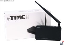 올블랙 보급형 유무선 공유기 ipTIME N104 Black, 1만 원대 착한 가격
